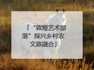 “敦煌艺术部落”探兴乡村农文旅融合