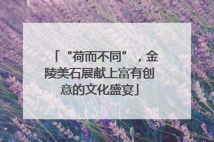 “荷而不同”，金陵美石展献上富有创意的文化盛宴