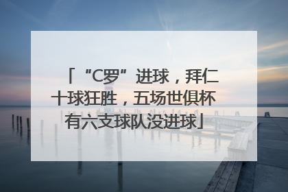 “C罗”进球，拜仁十球狂胜，五场世俱杯有六支球队没进球