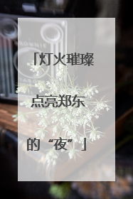 灯火璀璨 点亮郑东的“夜”