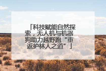 科技赋能自然探索，无人机与机器狗助力越野跑“重返护林人之道”
