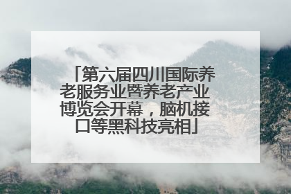 第六届四川国际养老服务业暨养老产业博览会开幕，脑机接口等黑科技亮相