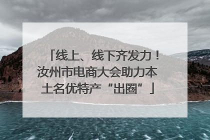 线上、线下齐发力！汝州市电商大会助力本土名优特产“出圈”