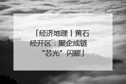 经济地理丨黄石经开区：聚企成链“芯光”闪耀