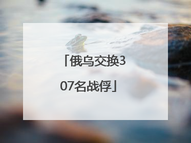 俄乌交换307名战俘