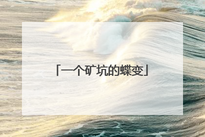 一个矿坑的蝶变
