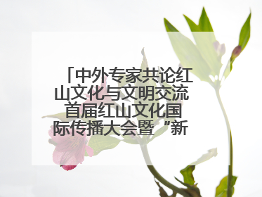 中外专家共论红山文化与文明交流 首届红山文化国际传播大会暨“新时代大讲堂”在辽宁朝阳举办