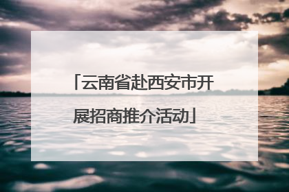 云南省赴西安市开展招商推介活动