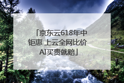 京东云618年中钜惠 上云全网比价 AI买贵就赔