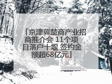 京津冀楚商产业招商推介会 11个项目落户十堰 签约金额超68亿元