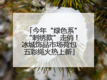 今年“绿色系”“刺绣款”走俏！冰城饰品市场荷包五彩绳火热上新