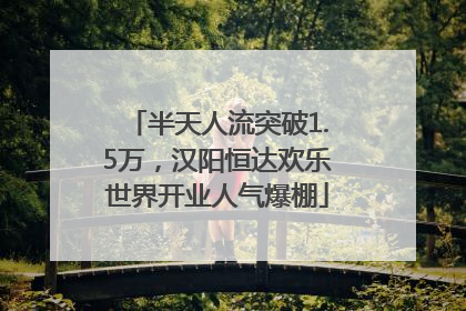 半天人流突破1.5万，汉阳恒达欢乐世界开业人气爆棚
