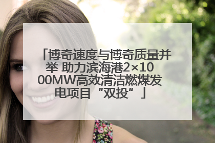 博奇速度与博奇质量并举 助力滨海港2×1000MW高效清洁燃煤发电项目“双投”
