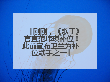 刚刚，《歌手》官宣范玮琪补位！此前宣布卫兰为补位歌手之一