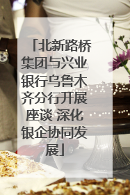 北新路桥集团与兴业银行乌鲁木齐分行开展座谈 深化银企协同发展
