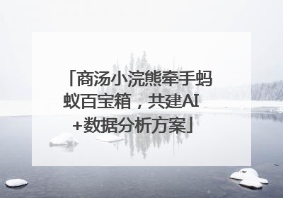 商汤小浣熊牵手蚂蚁百宝箱，共建AI+数据分析方案