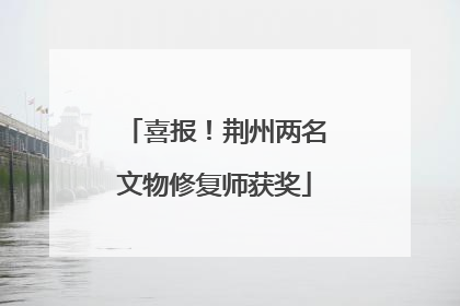 喜报！荆州两名文物修复师获奖