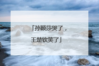 孙颖莎哭了，王楚钦笑了