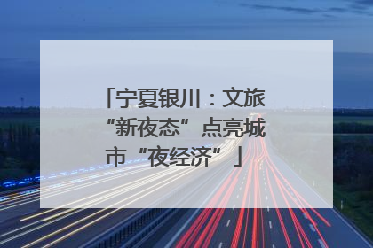 宁夏银川：文旅“新夜态”点亮城市“夜经济”