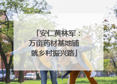 安仁黄林军：万亩药材基地铺就乡村振兴路