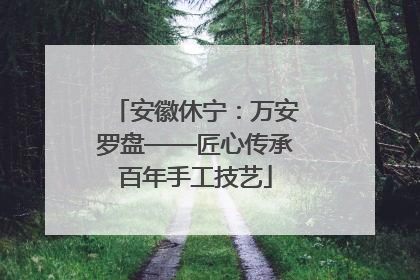 安徽休宁：万安罗盘——匠心传承百年手工技艺