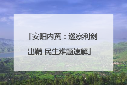 安阳内黄：巡察利剑出鞘 民生难题速解
