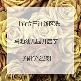 宜宾三江新区洗马池幼儿园开启亲子研学之旅