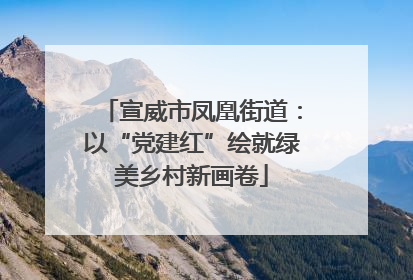 宣威市凤凰街道：以“党建红”绘就绿美乡村新画卷