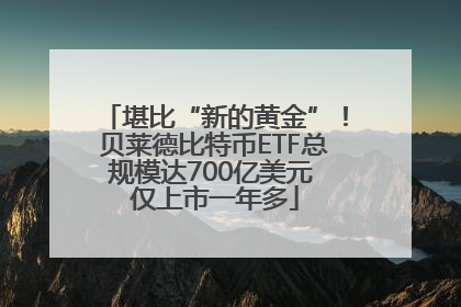 堪比“新的黄金”！贝莱德比特币ETF总规模达700亿美元 仅上市一年多