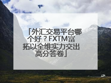 外汇交易平台哪个好？FXTM富拓以全维实力交出高分答卷