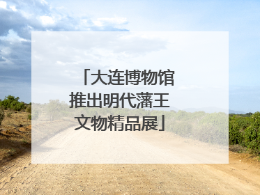 大连博物馆推出明代藩王文物精品展