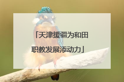 天津援疆为和田职教发展添动力