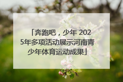 奔跑吧，少年 2025年多项活动展示河南青少年体育运动成果