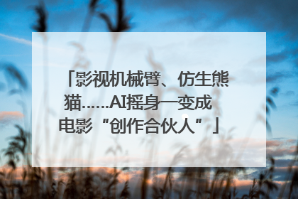 影视机械臂、仿生熊猫……AI摇身一变成电影“创作合伙人”