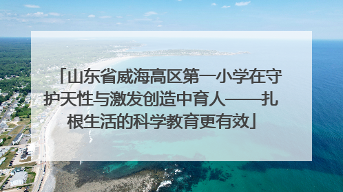 山东省威海高区第一小学在守护天性与激发创造中育人——扎根生活的科学教育更有效