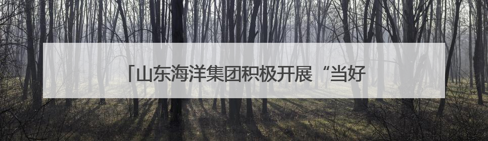 山东海洋集团积极开展“当好先锋 再立新功”社会主义核心价值观主题实践教育月活动