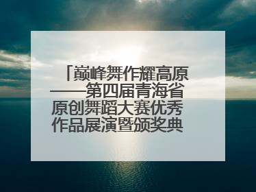 巅峰舞作耀高原——第四届青海省原创舞蹈大赛优秀作品展演暨颁奖典礼璀璨收官