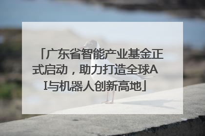 广东省智能产业基金正式启动，助力打造全球AI与机器人创新高地