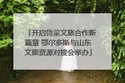 开启鲁蒙文旅合作新篇章 鄂尔多斯与山东文旅资源对接会举办