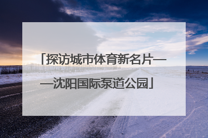探访城市体育新名片——沈阳国际泵道公园