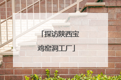 探访陕西宝鸡窑洞工厂