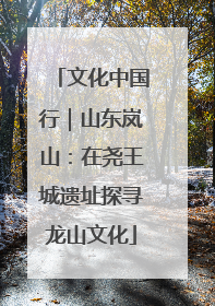 文化中国行｜山东岚山：在尧王城遗址探寻龙山文化