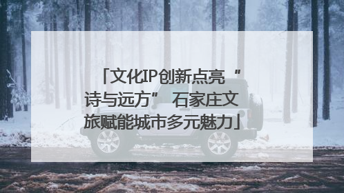 文化IP创新点亮“诗与远方” 石家庄文旅赋能城市多元魅力