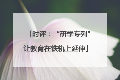 时评：“研学专列”让教育在铁轨上延伸