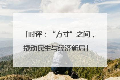时评：“方寸”之间，撬动民生与经济新局