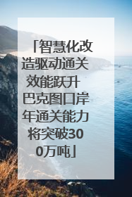 智慧化改造驱动通关效能跃升 巴克图口岸年通关能力将突破300万吨