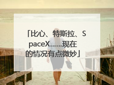 比心、特斯拉、SpaceX……现在的情况有点微妙