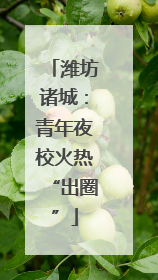 潍坊诸城：青年夜校火热“出圈”