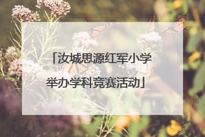 汝城思源红军小学举办学科竞赛活动