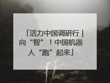活力中国调研行｜向“智”！中国机器人“跑”起来